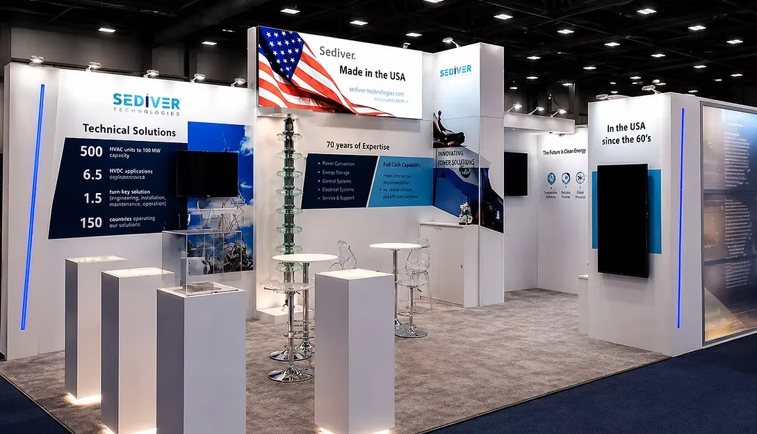 Custom booth, Sediver Technologies