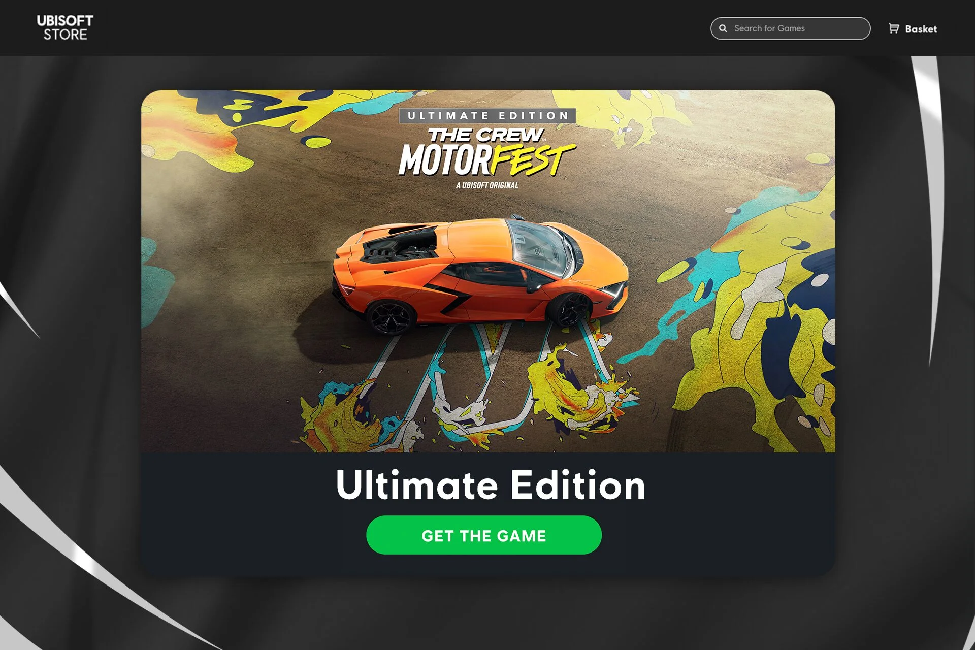 The Crew Motorfest Ultimate Edition key art on the Ubisoft Store