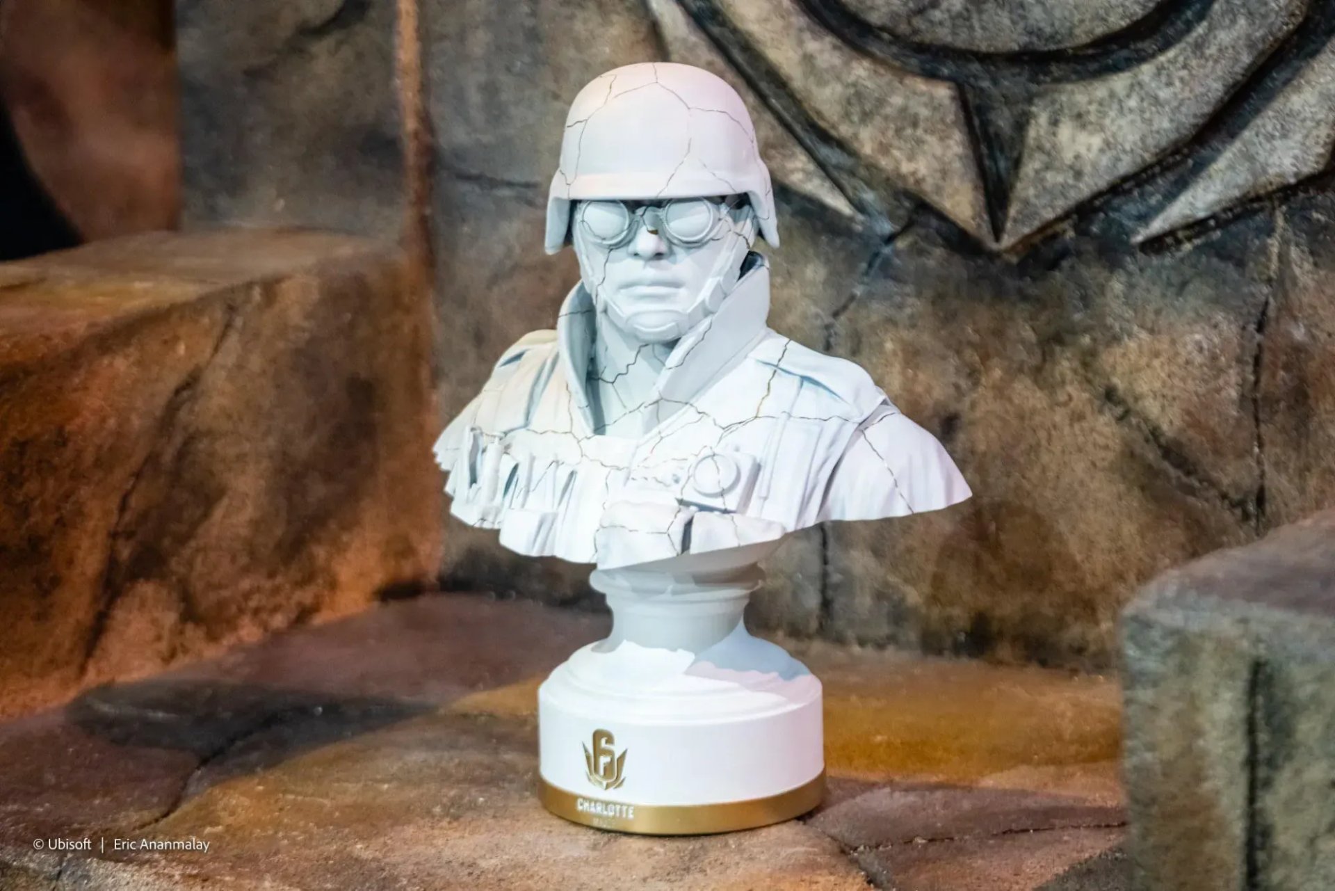 The physical trophy on the tournament stage