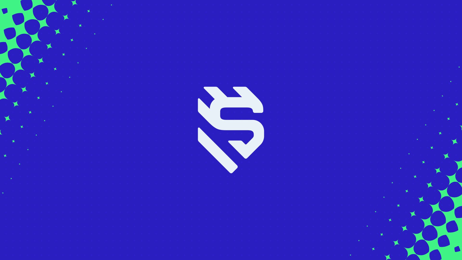 Soccerverse crest on the brand blue